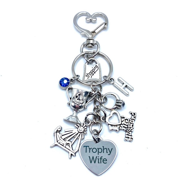 Trophy Wife Keychain Bag Charm - Picture 5 of 6